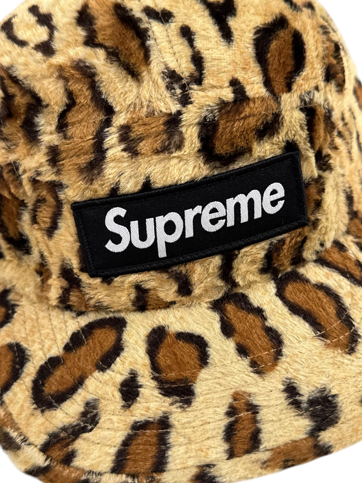 Supreme GOODENOUGH Crushed Rayon Camp Cap Leopard