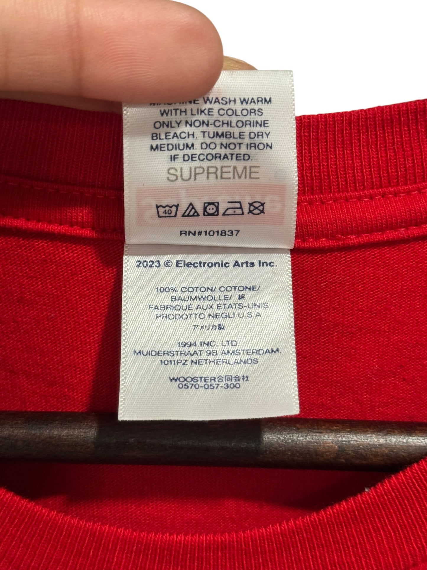 Supreme Fighter Tee Red