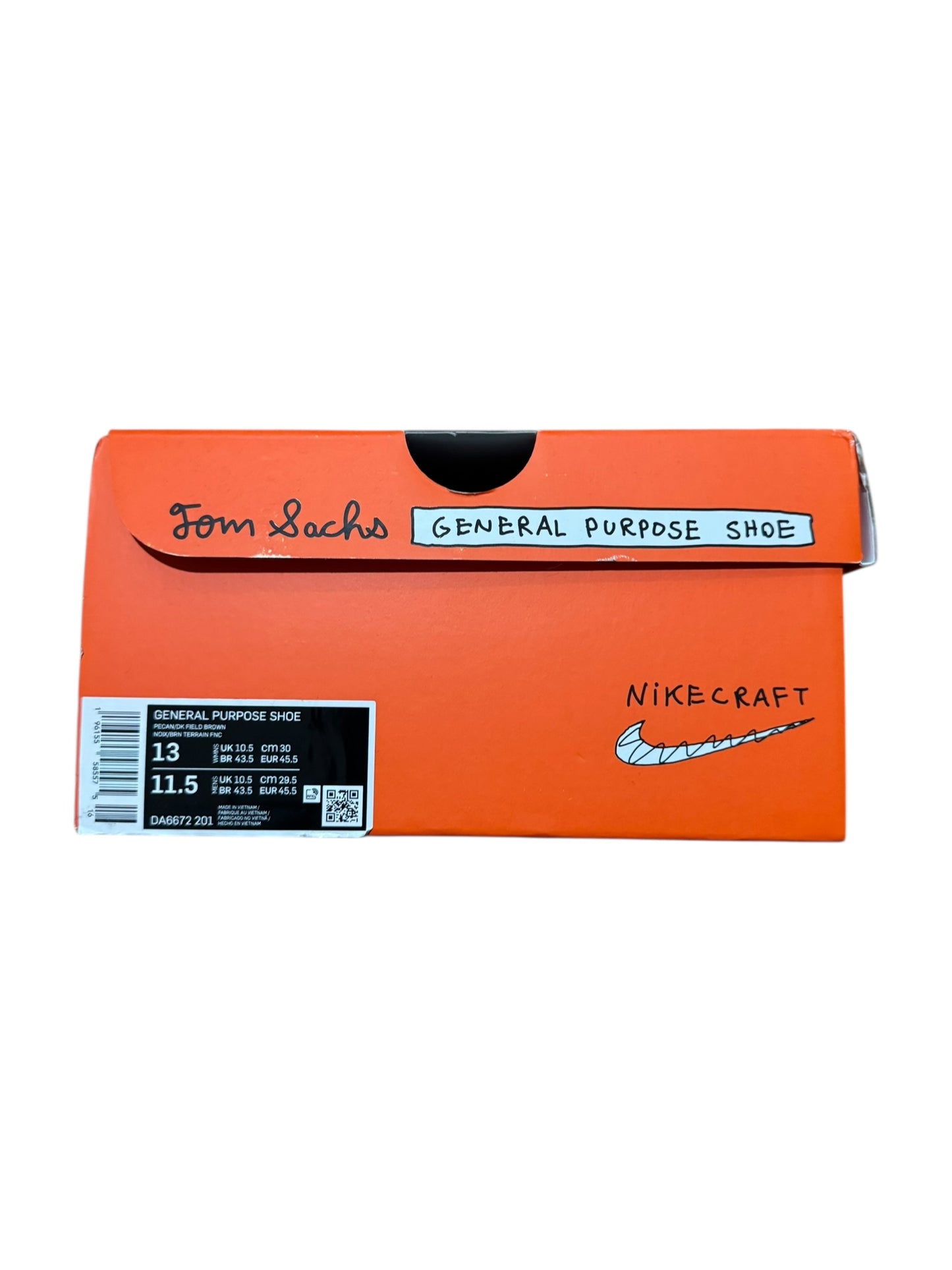 NikeCraft General Purpose Shoe Tom Sachs Field Brown