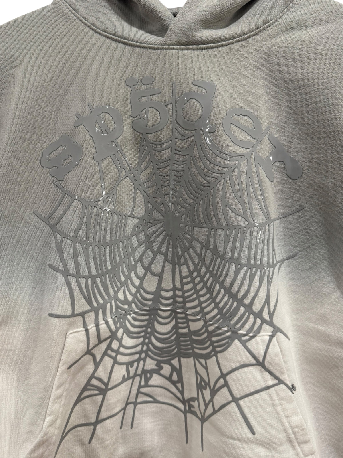 Sp5der OG Web V2 Ombre Hoodie Sport Grey