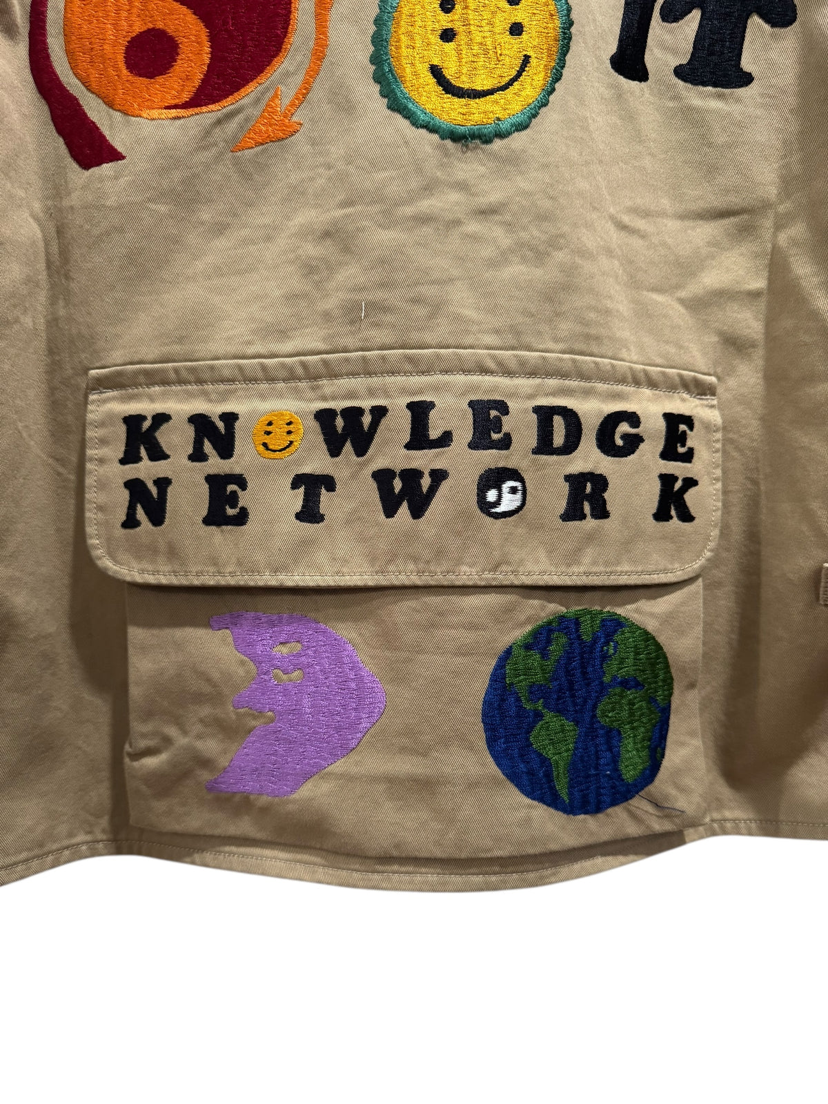 Cactus Plant Flea Market Knowledge Jacket Brown