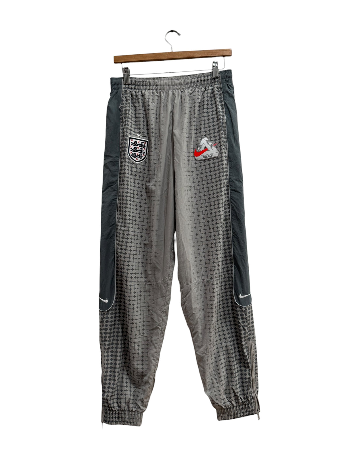 Nike x Palace England Solo Swoosh Track Pants Pewter Grey