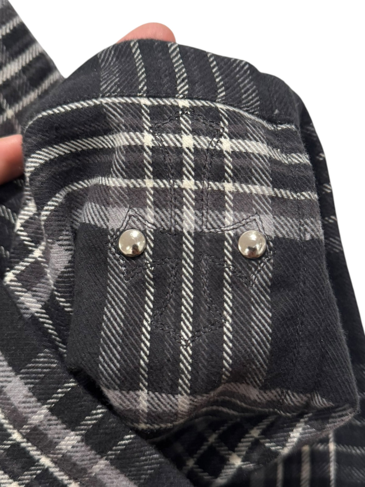 Chrome Hearts After School Flannel Shorts Black Grey