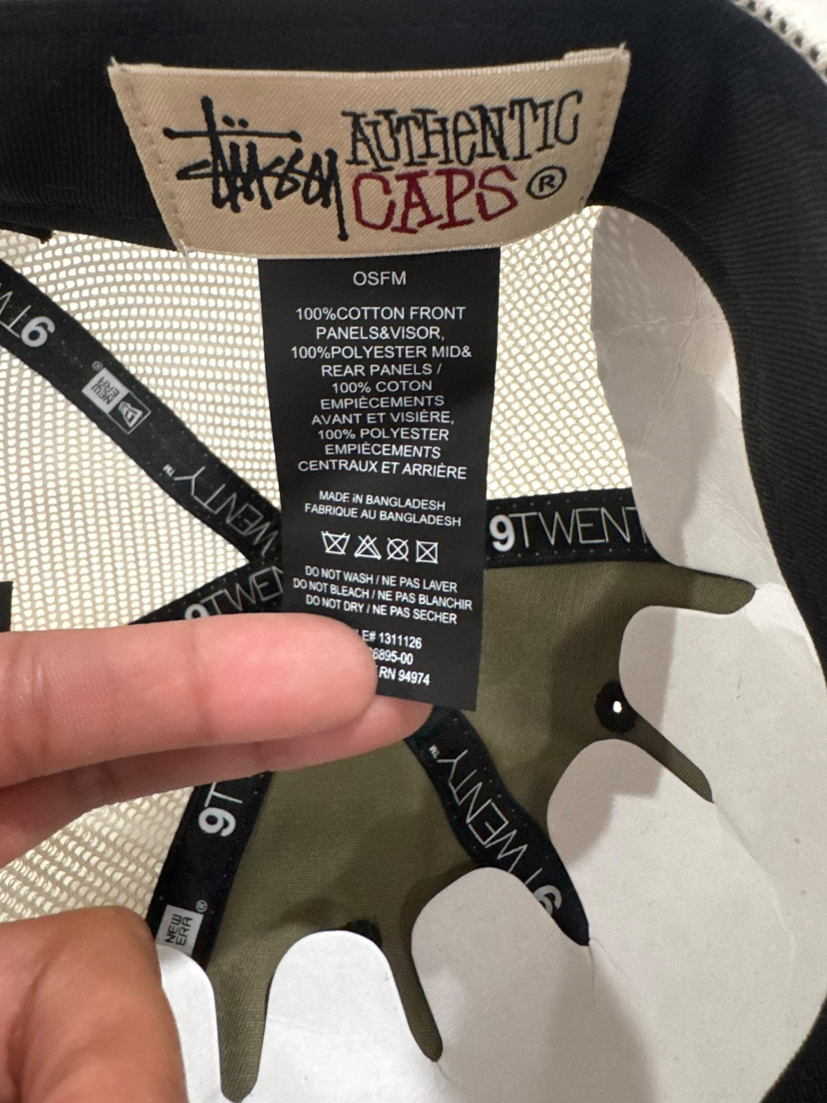 Stussy New Era Basic 9Twenty Trucker Hat Camo