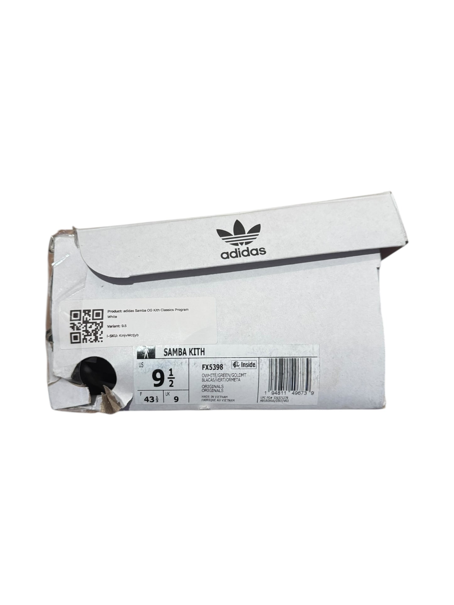 adidas Samba OG Kith Classics White Green