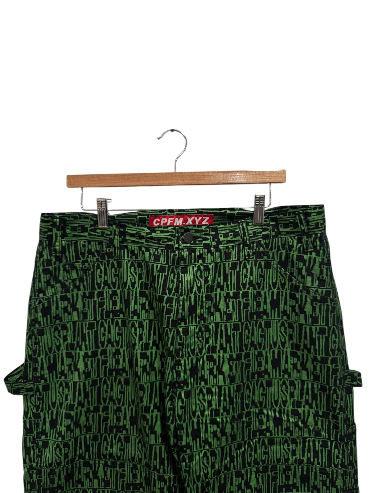 Cactus Plant Flea Market Anxiety Reflective Pants Green