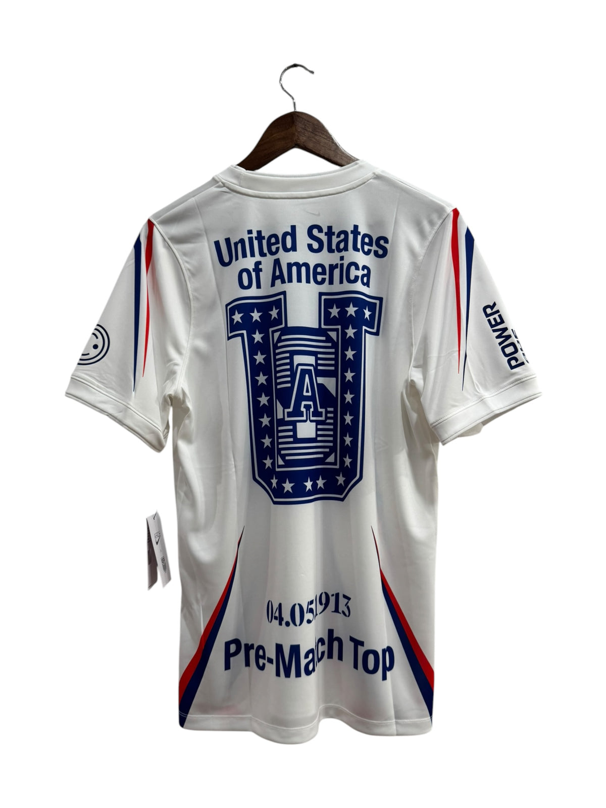 Nike x Virgil Abloh Archive x USMNT Pre-Match Jersey White