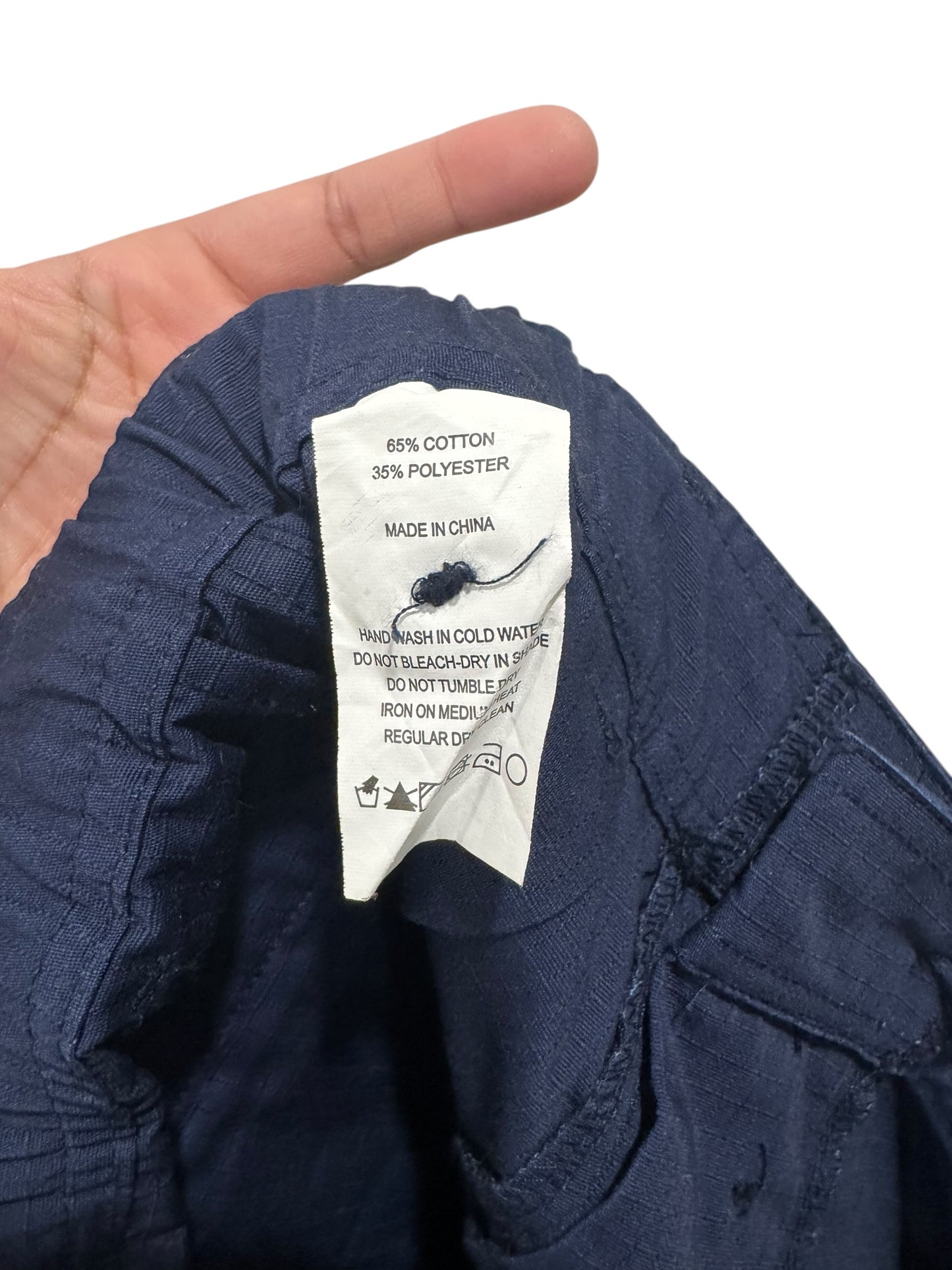 Corteiz Guerillaz Cargo Pants Navy Blue