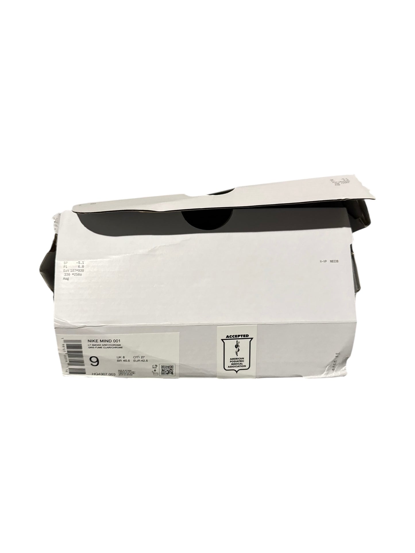 Nike Mind 001 Slide Light Smoke Grey (Broken Box)