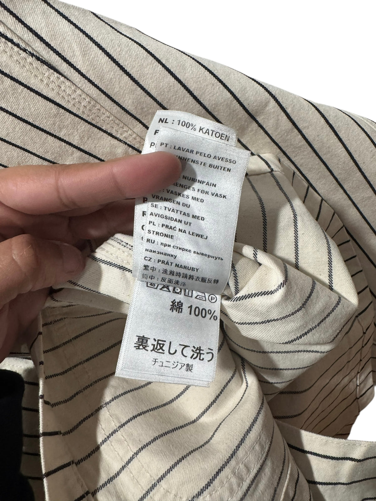 Palace x Carhartt WIP Michigan Coat Hickory Wax Black