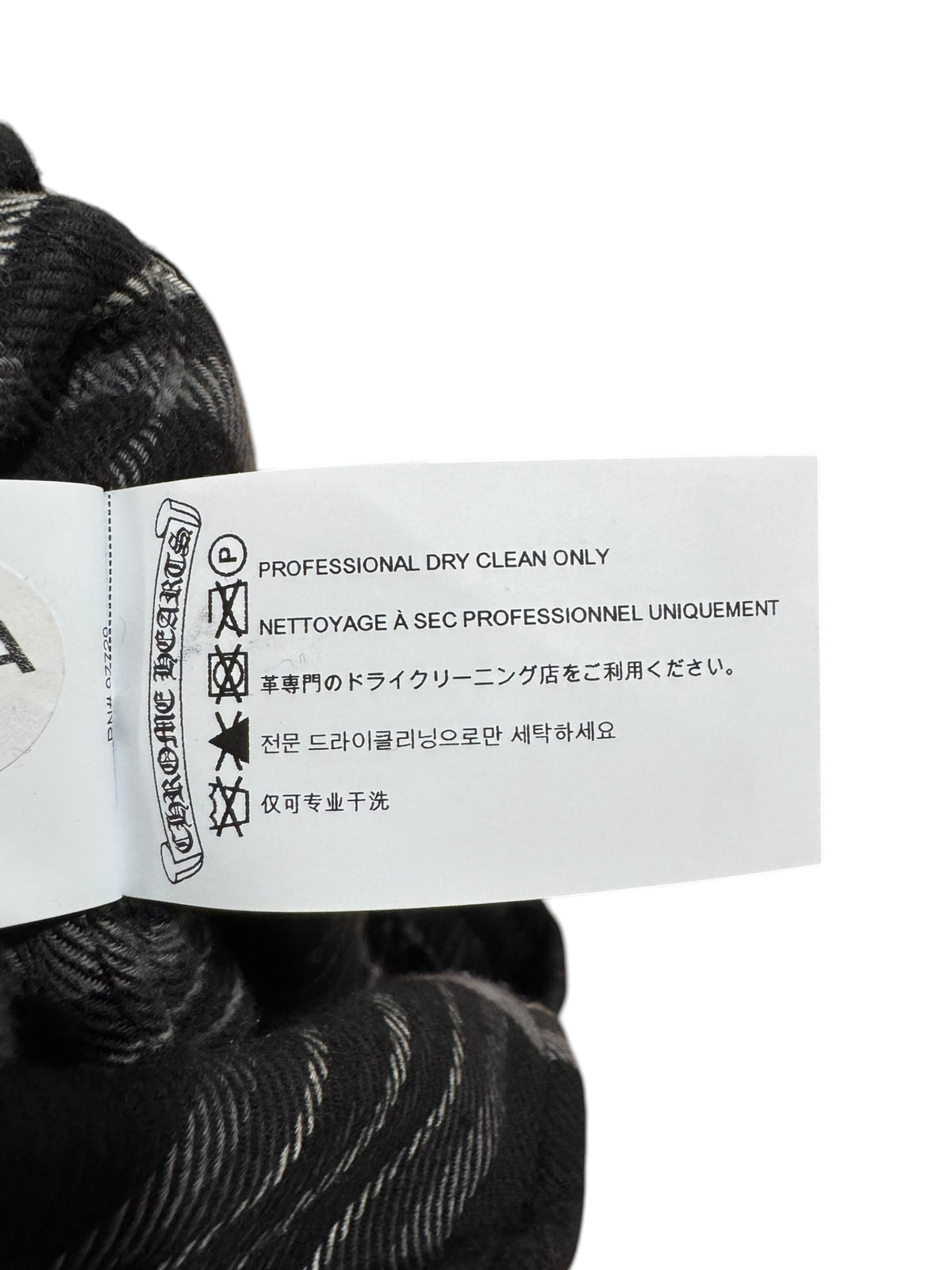 Chrome Hearts After School Flannel Shorts Black Grey