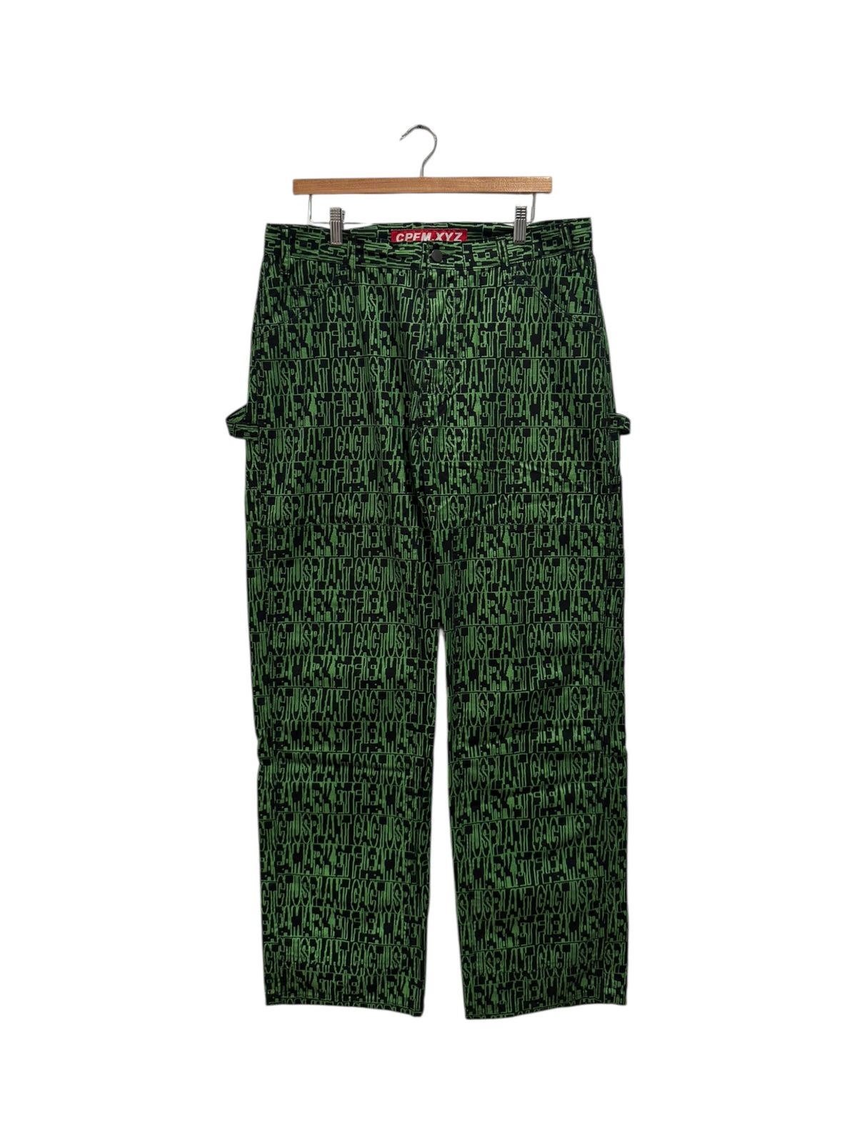 Cactus Plant Flea Market Anxiety Reflective Pants Green