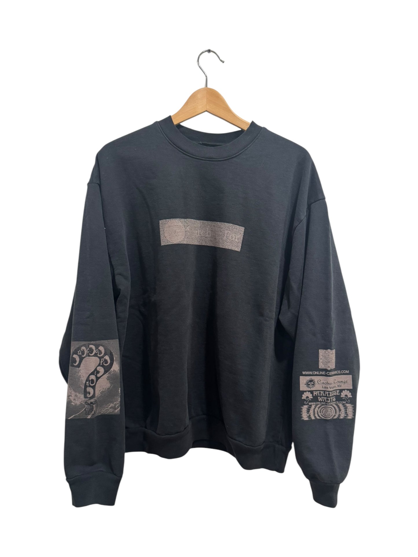 Travis Scott x Online Ceramics Utopia Crewneck Black