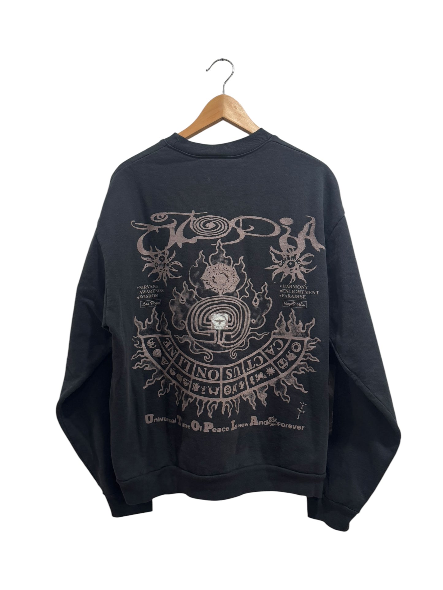 Travis Scott x Online Ceramics Utopia Crewneck Black