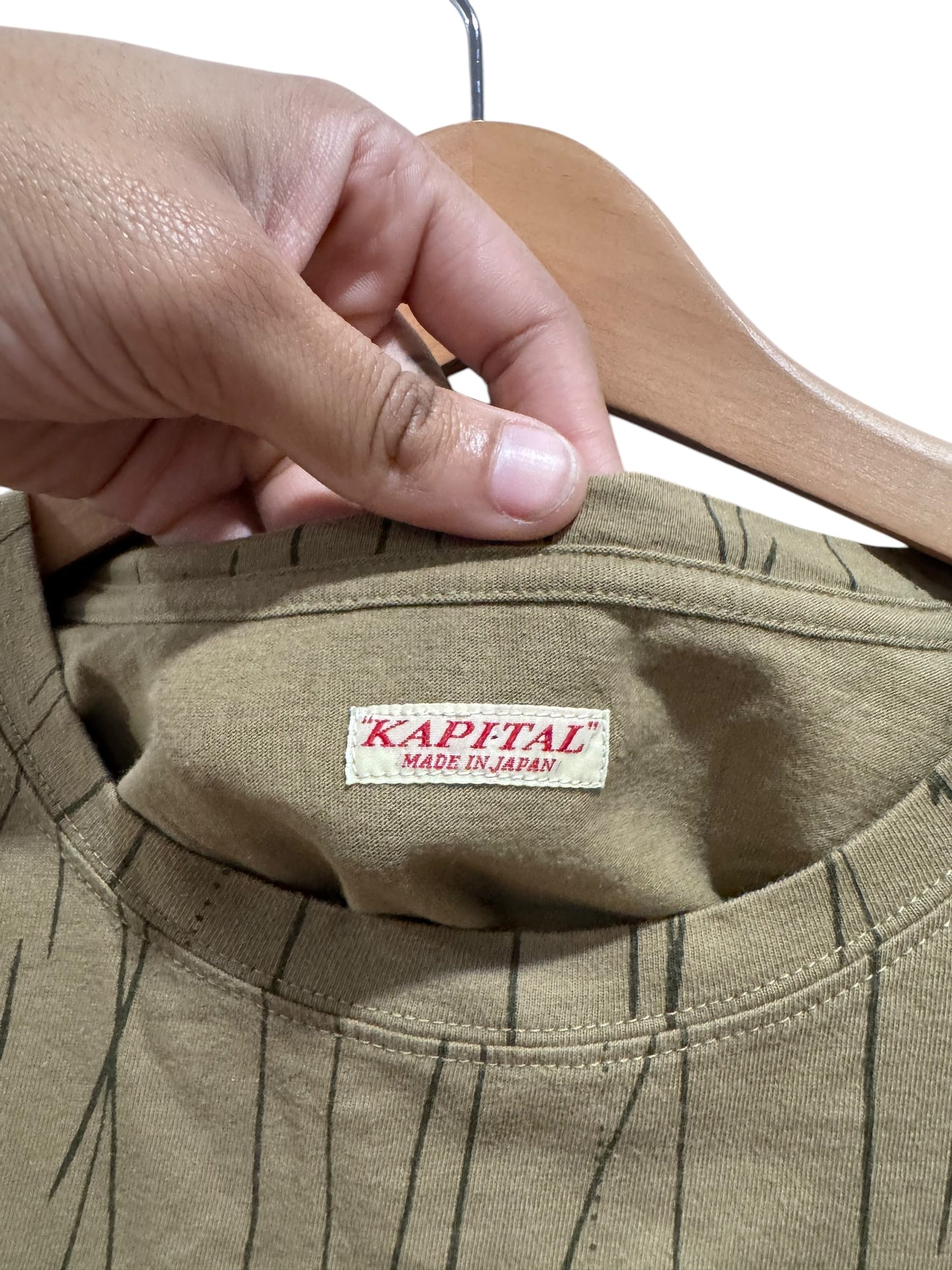 Kapital Forest Print Tee Brown