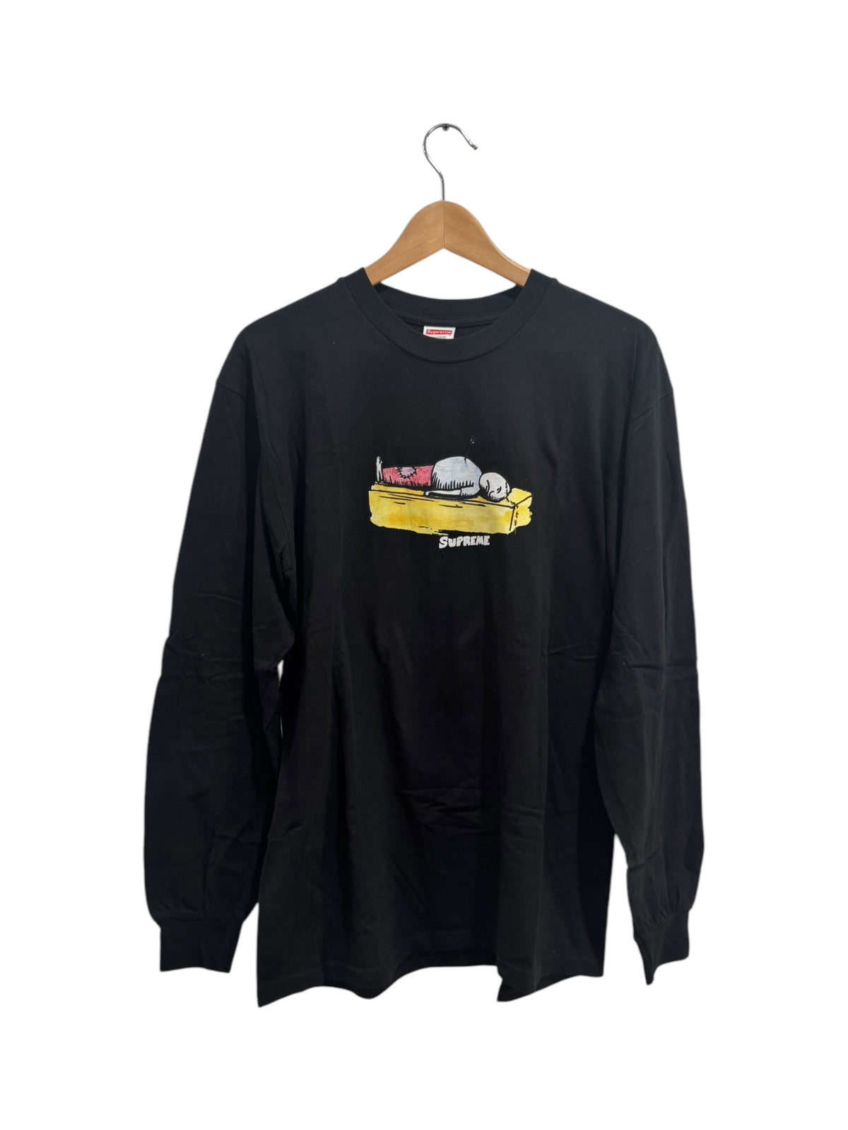 Supreme Coffin Long Sleeve Tee Black