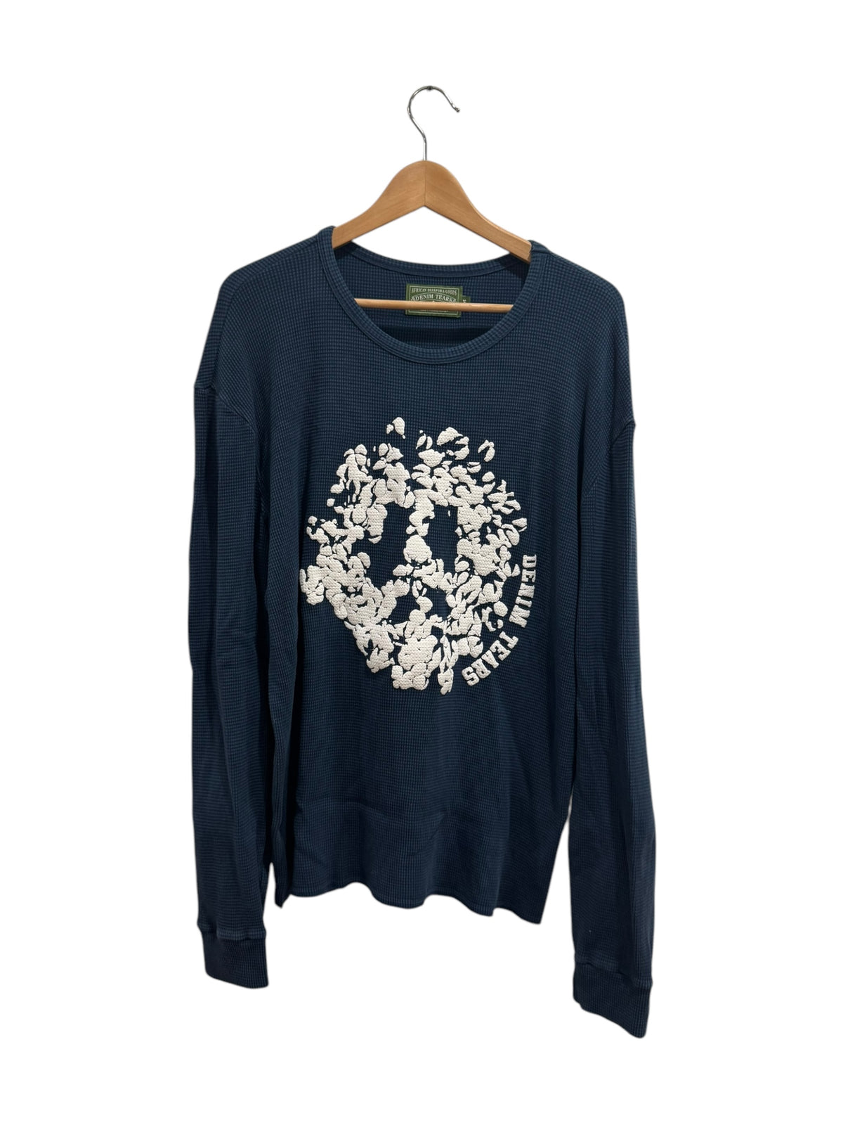 Denim Tears University Long Sleeve Thermal Navy