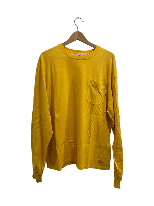 Advisory Board Crystals Pocket Long Sleeve Tee Yellow