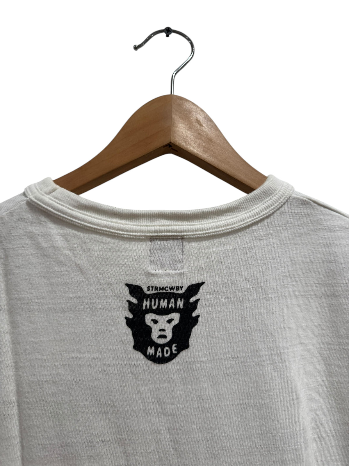 Human Made x Victor Victor Pop Smoke Tee White
