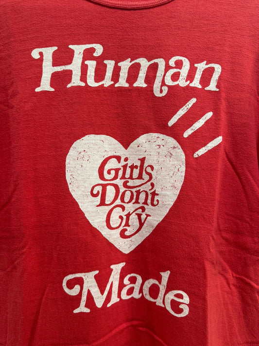 Human Made x Girls Dont Cry Logo #1 Tee Red