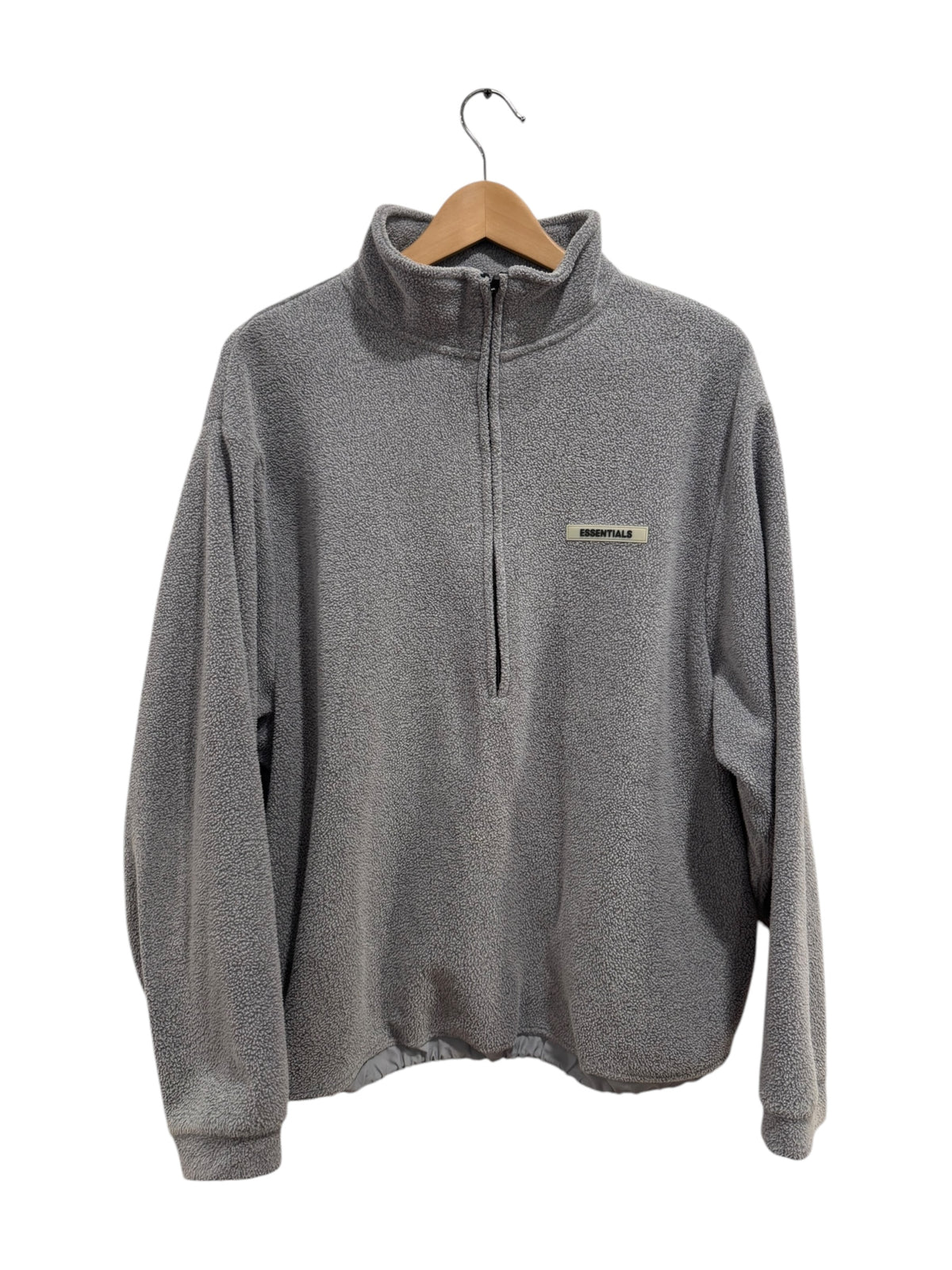 Fear Of God Essentials Fleece Jacket Grey