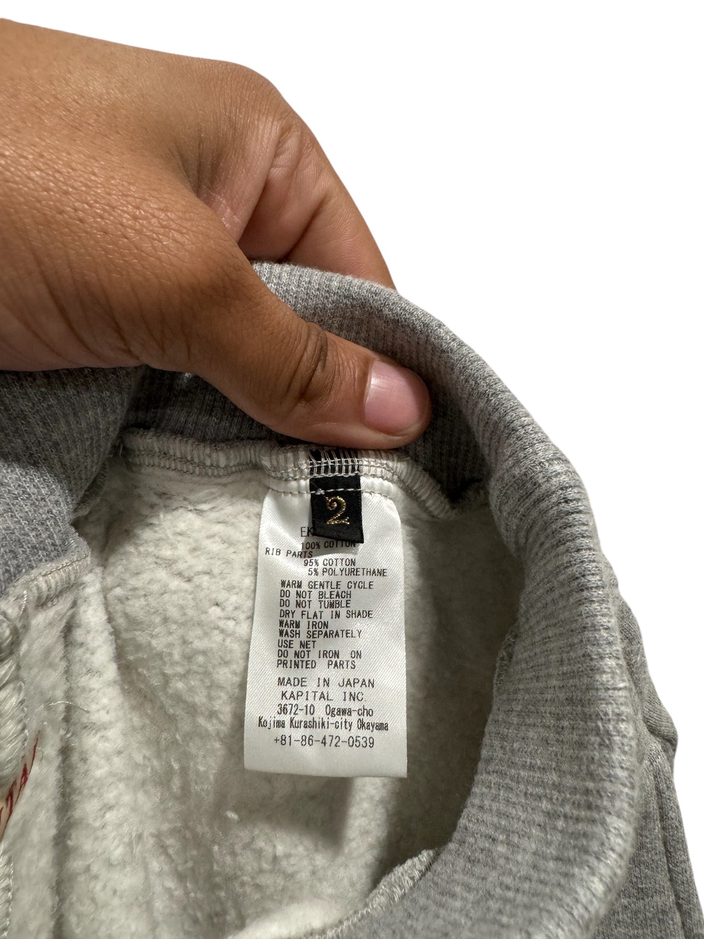 Kapital Kountry Flare Sweatpants Grey
