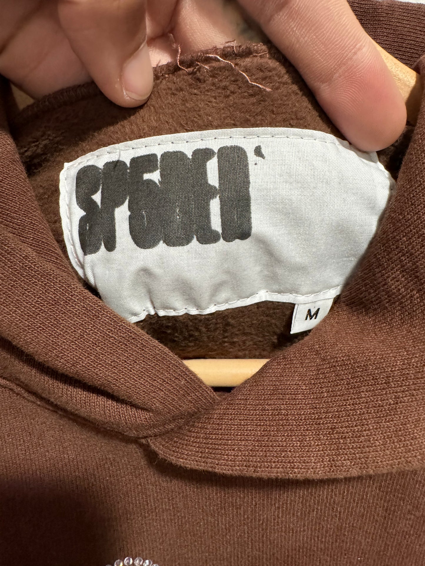 Sp5der ComplexCon Exclusive OG Web Hoodie Brown