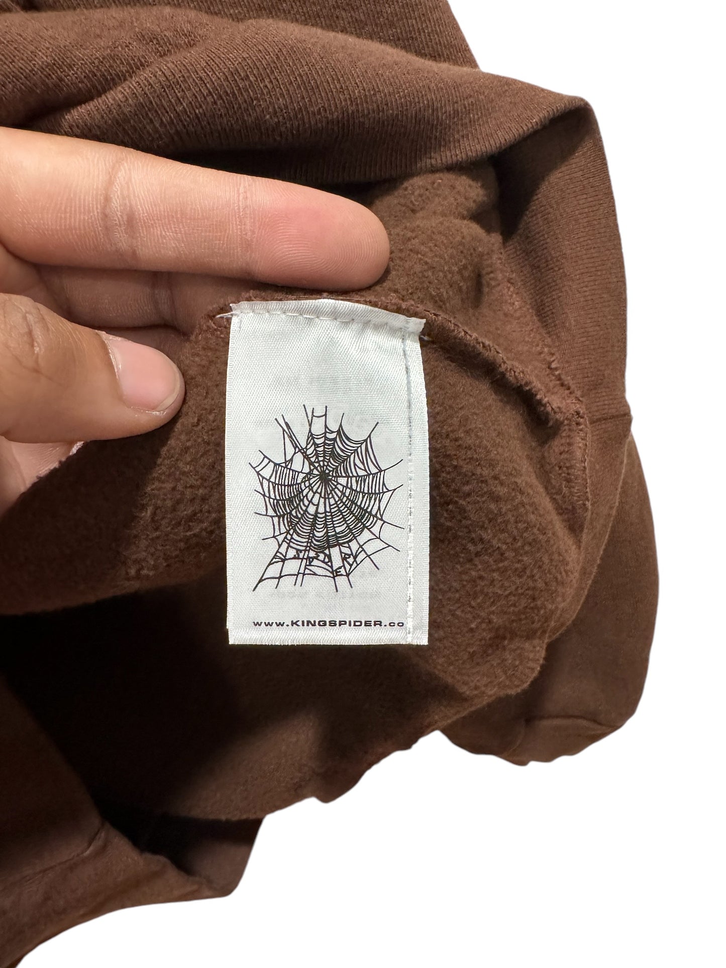 Sp5der ComplexCon Exclusive OG Web Hoodie Brown