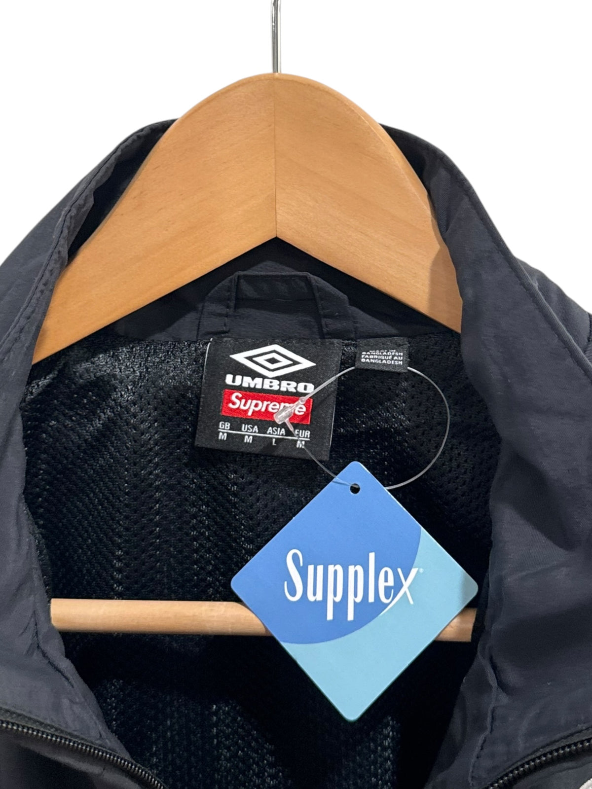 Supreme Umbro Rhinestone Track Jacket Black