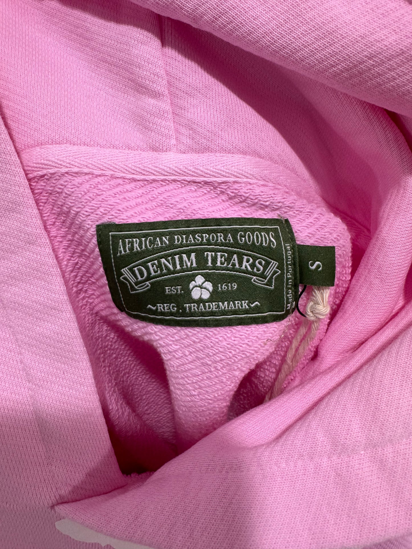 Denim Tears Cotton Wreath Hoodie Pink