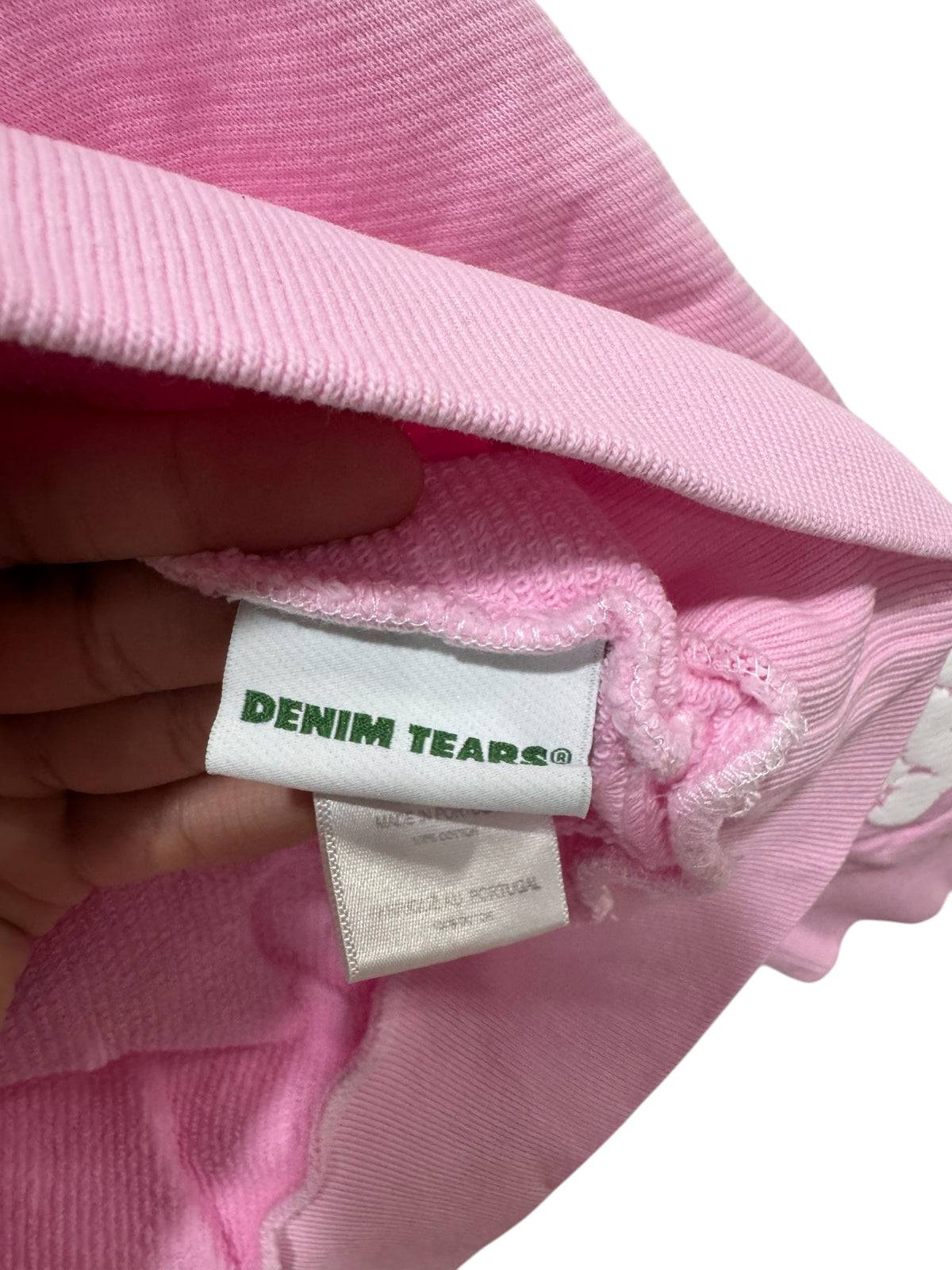 Denim Tears Cotton Wreath Hoodie Pink