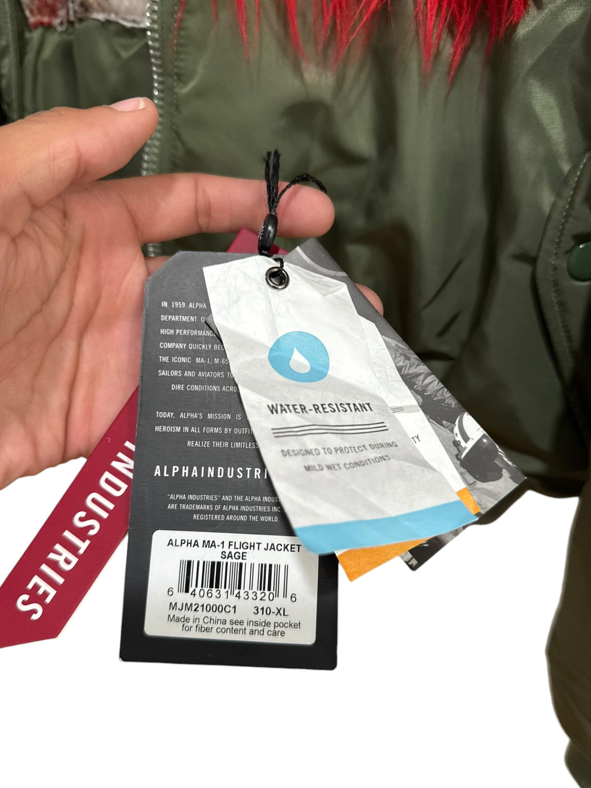 Barriers x Alpha Industries Repurposed Bomber Jacket Complexcon Exclusive 1 of 1 Olive