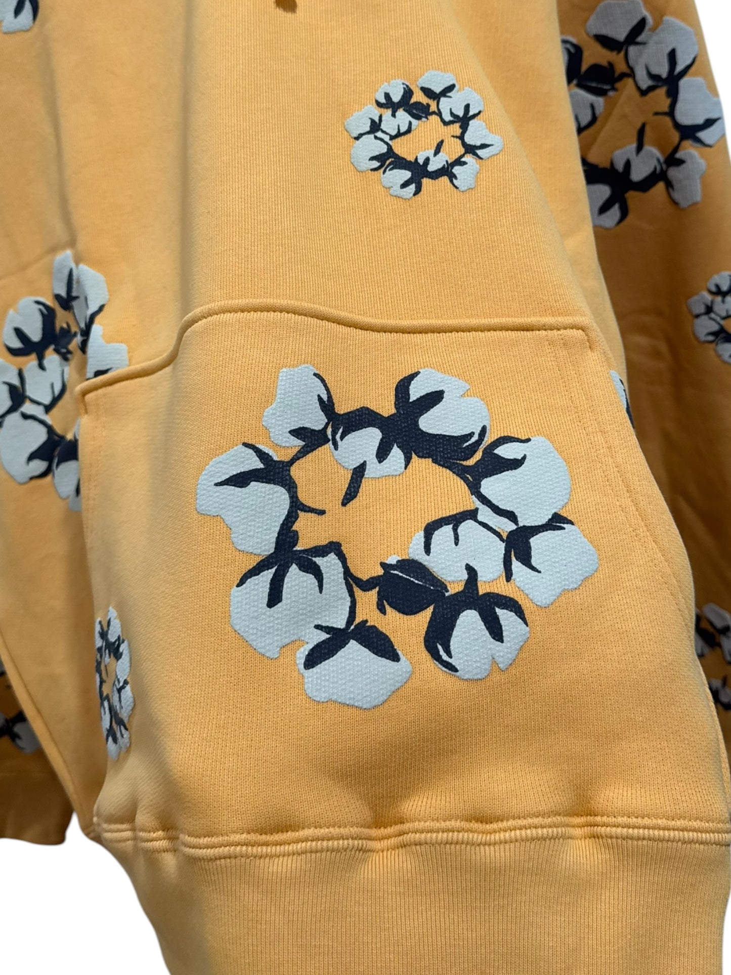 Denim Tears x Cactus Plant Flea Market Cactus Tears Wreath Hoodie Yellow