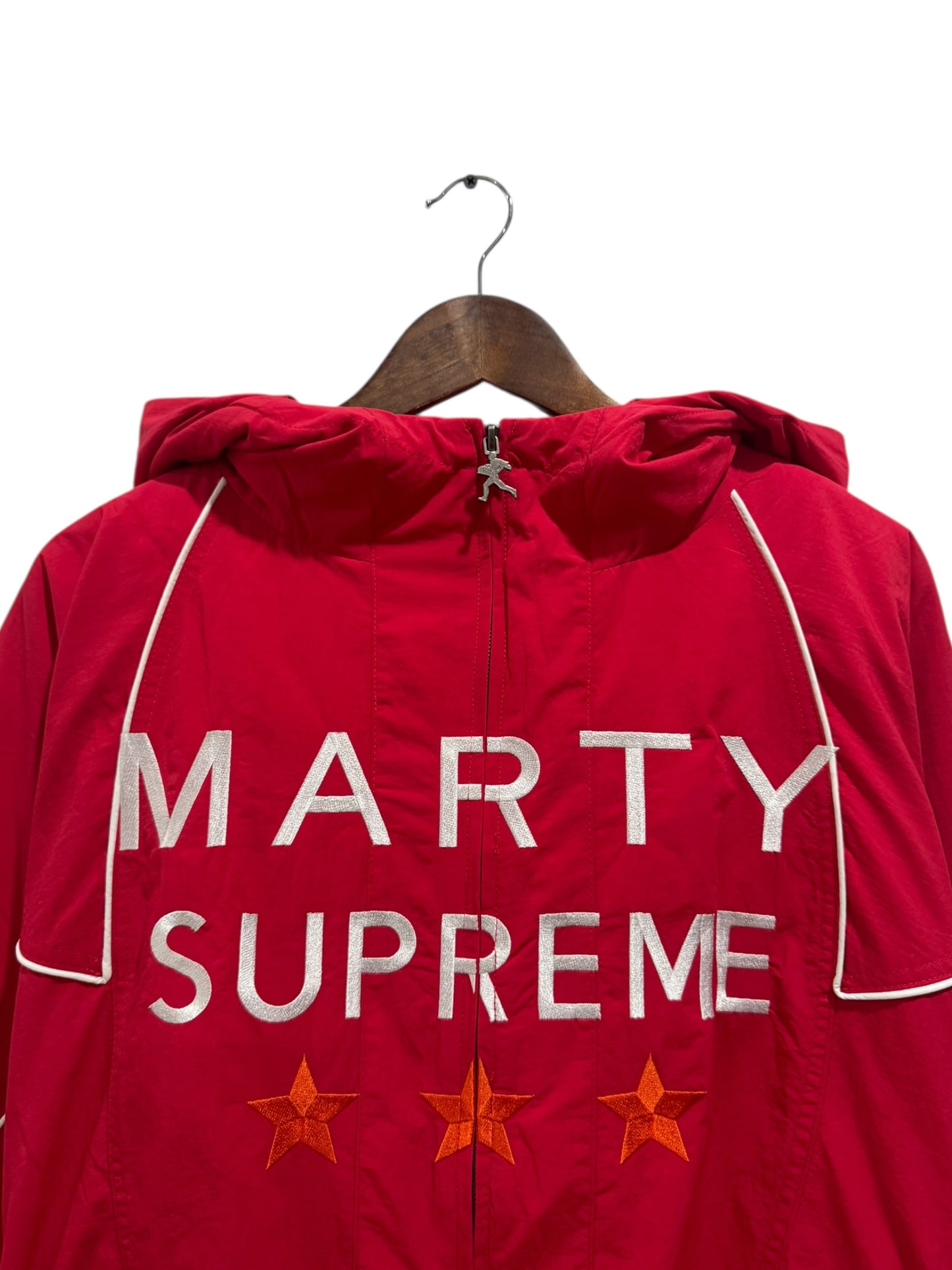 NAHMIAS x A24 Marty Supreme Classic Warm Up Jacket USA Red
