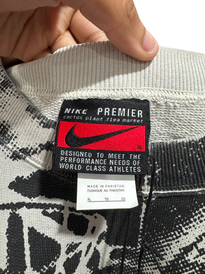 Cactus Plant Flea Market x Nike Hoops Crewneck Light Bone