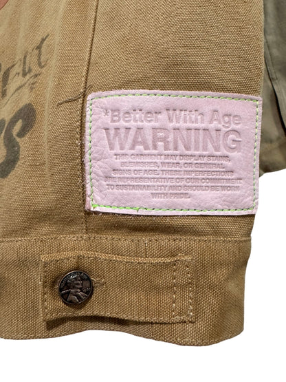 Better With Age Harrison Reconstructed Work Jacket Khaki