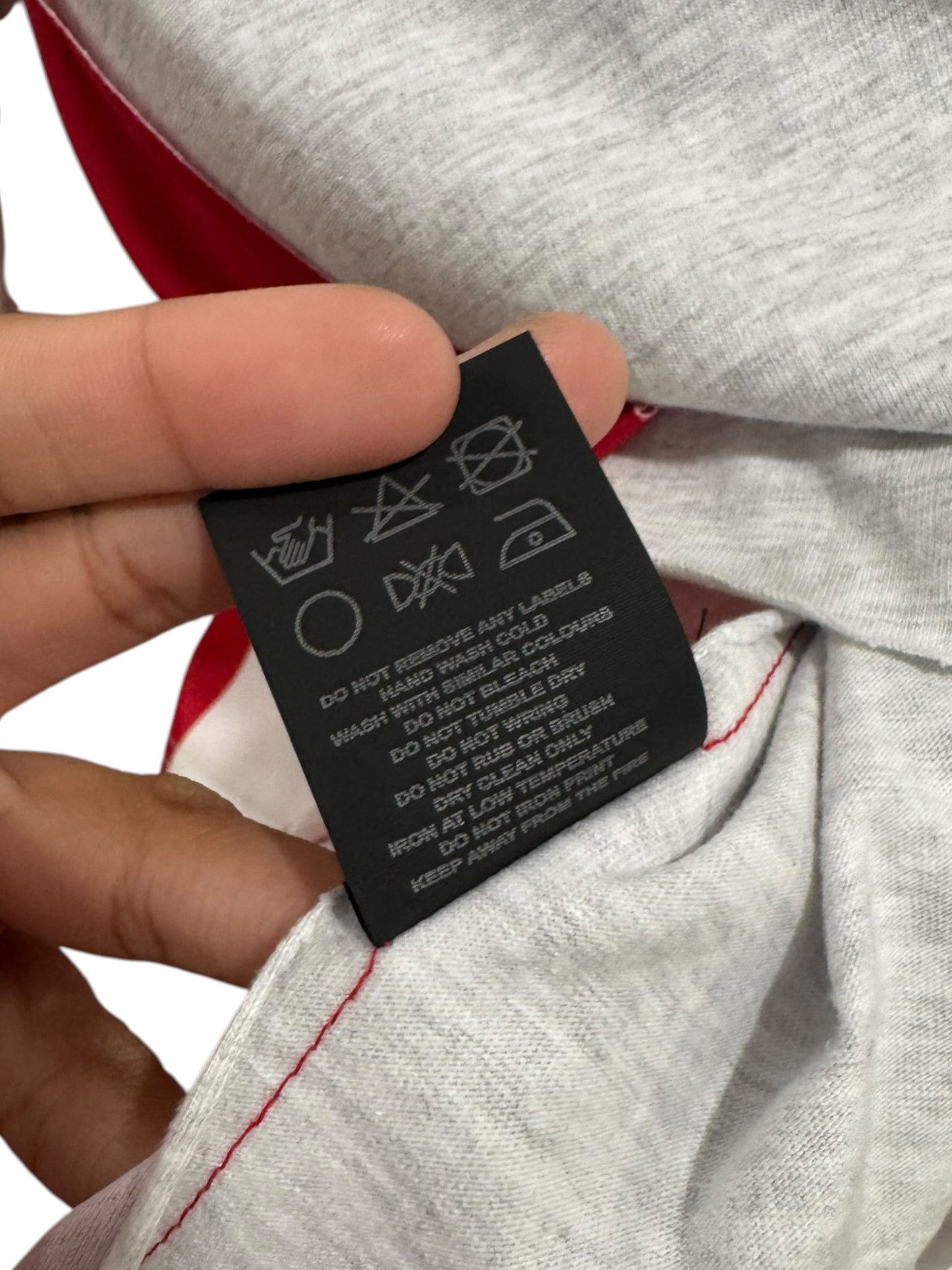Project G/R Hybrid Long Sleeve Jersey Red White Grey