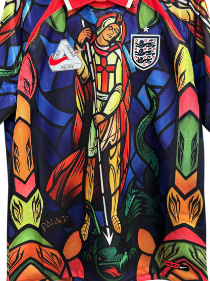 Nike x Palace England Football Jersey Bright Crimson Multi