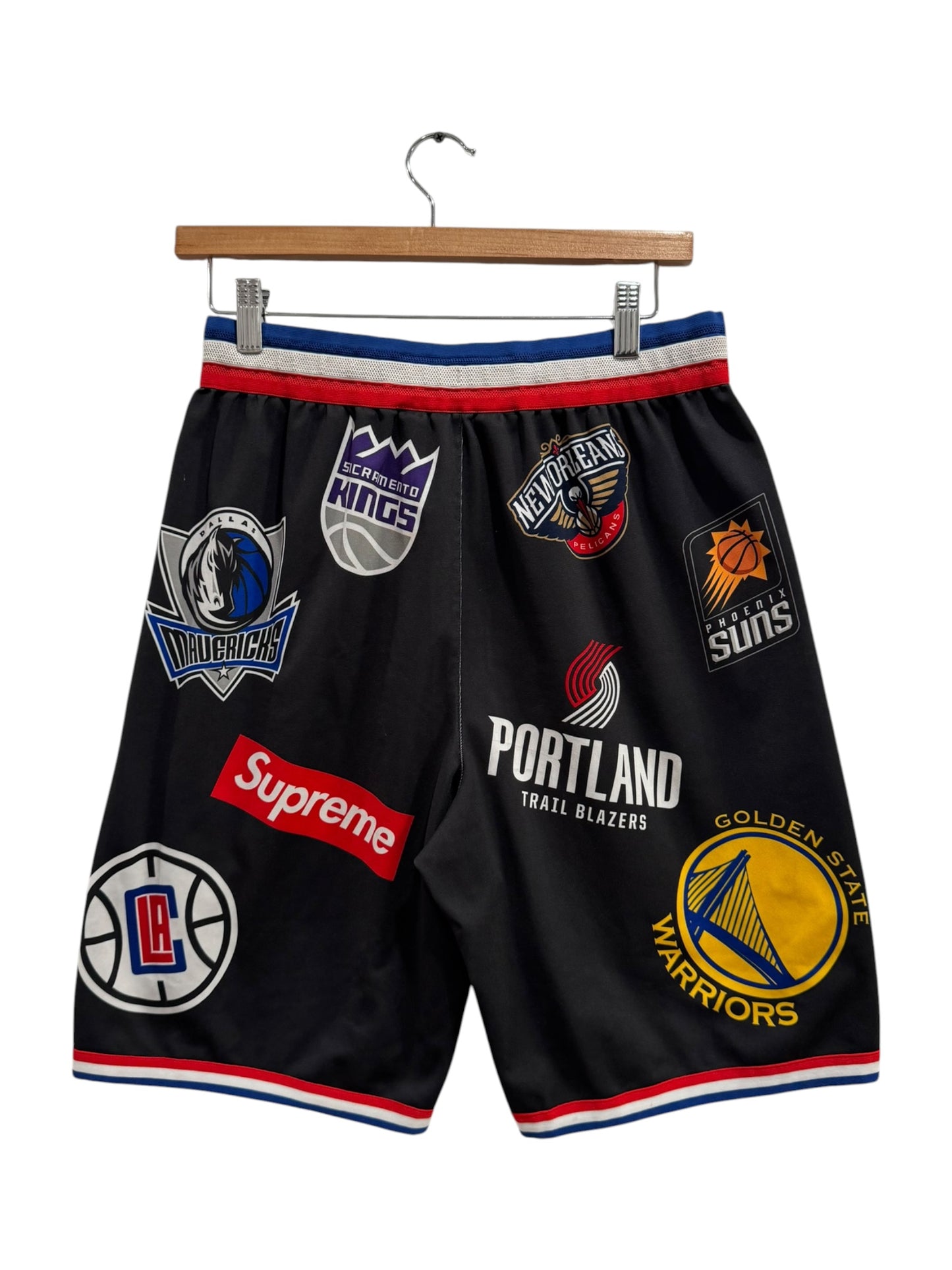 Supreme x Nike NBA Team Authentic Shorts Black