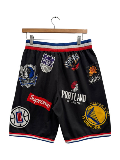 Supreme x Nike NBA Team Authentic Shorts Black