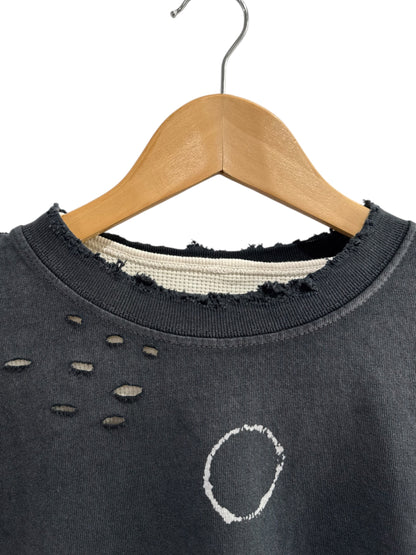 Satoshi Nakamoto Bleached Luke Thermal Tee Black White