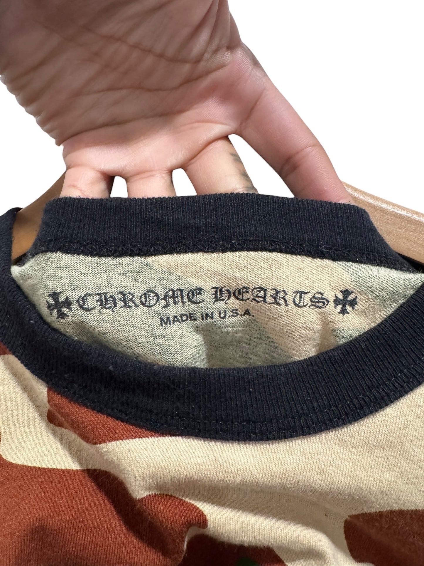 Chrome Hearts x Matty Boy Caution Long Sleeve Camo