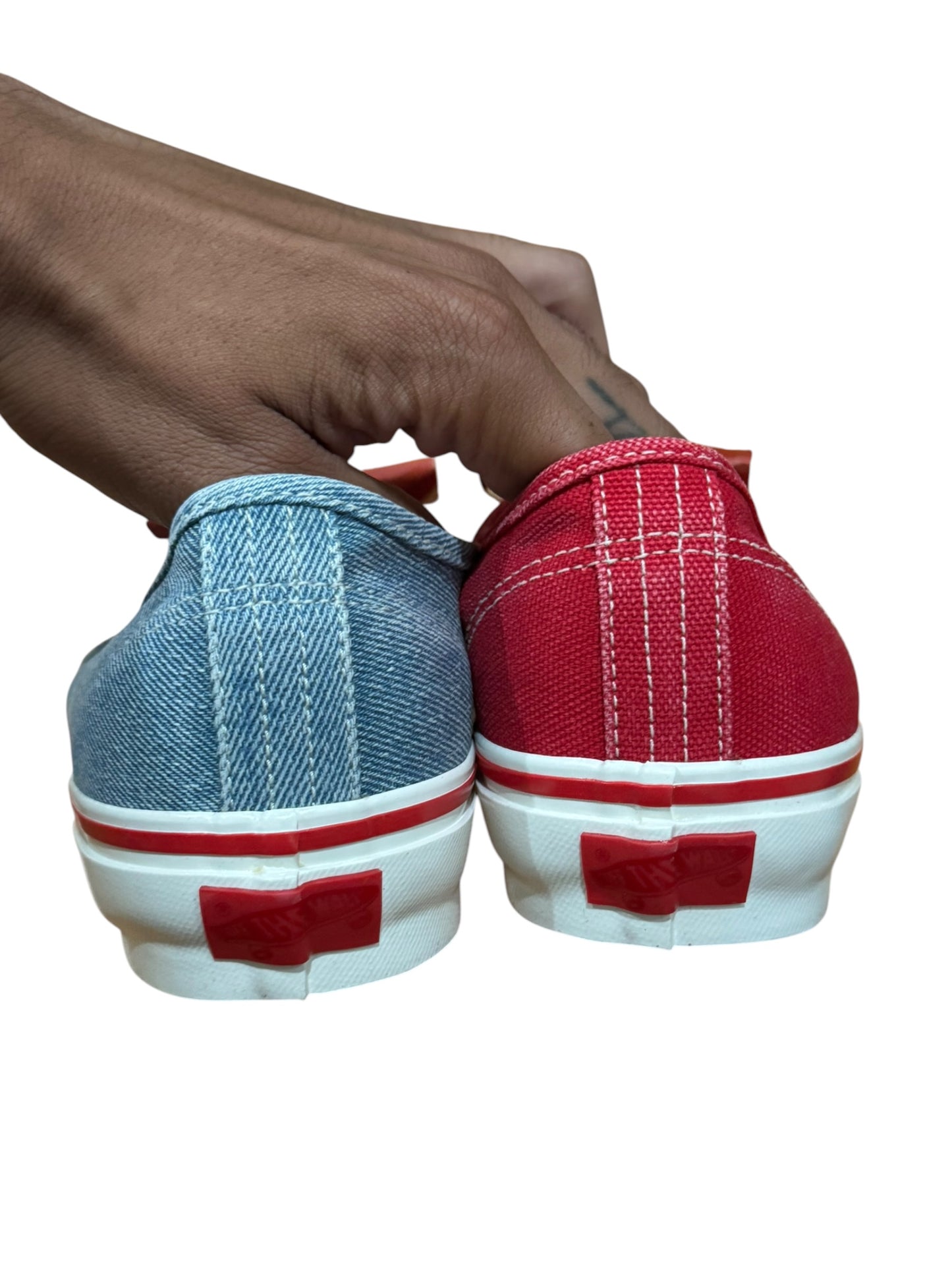 Vans x Fugazi LX Authentic 44 Red Denim Blue