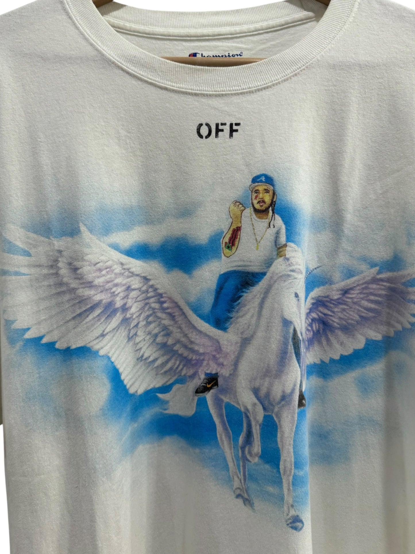 Off-White C/O AWGE Yams Day Heavenly Tee White