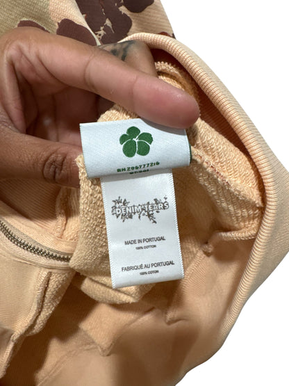Denim Tears The Cotton Wreath Zip Hoodie Tan Camo