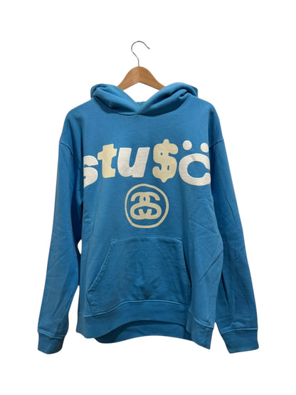 Stussy x Cactus Plant Flea Market 8 Ball Pigment Hoodie Blue