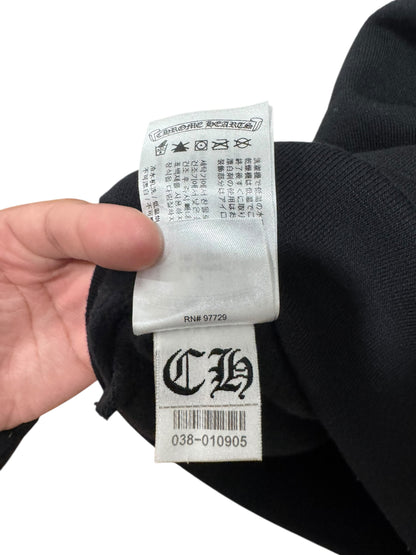 Chrome Hearts x Deadly Dolls Cross Scroll Zip Hoodie Black