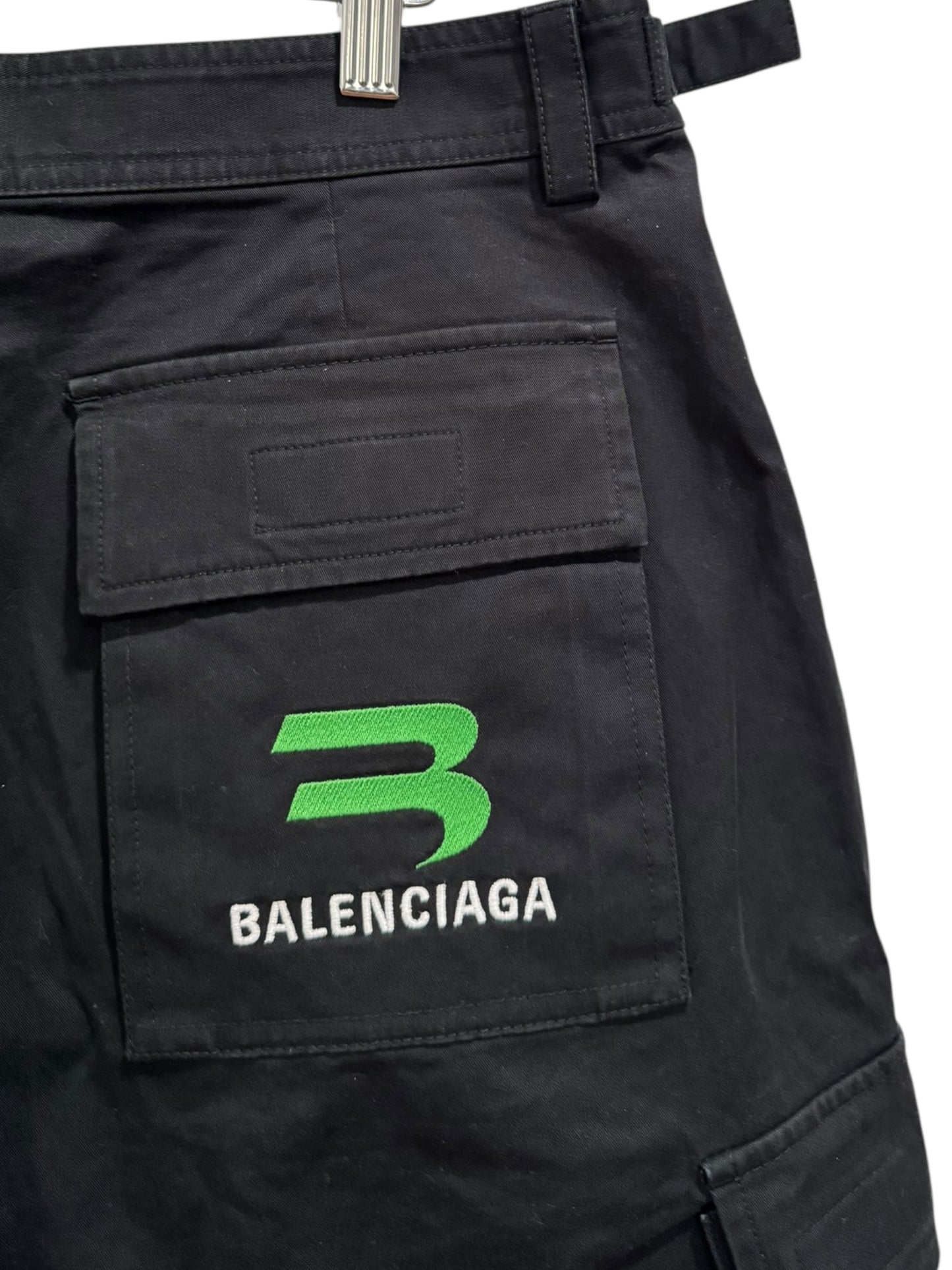 Balenciaga Gamer Cargo Shorts Black