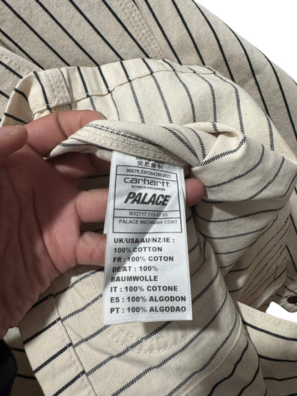 Palace x Carhartt WIP Michigan Coat Hickory Wax Black