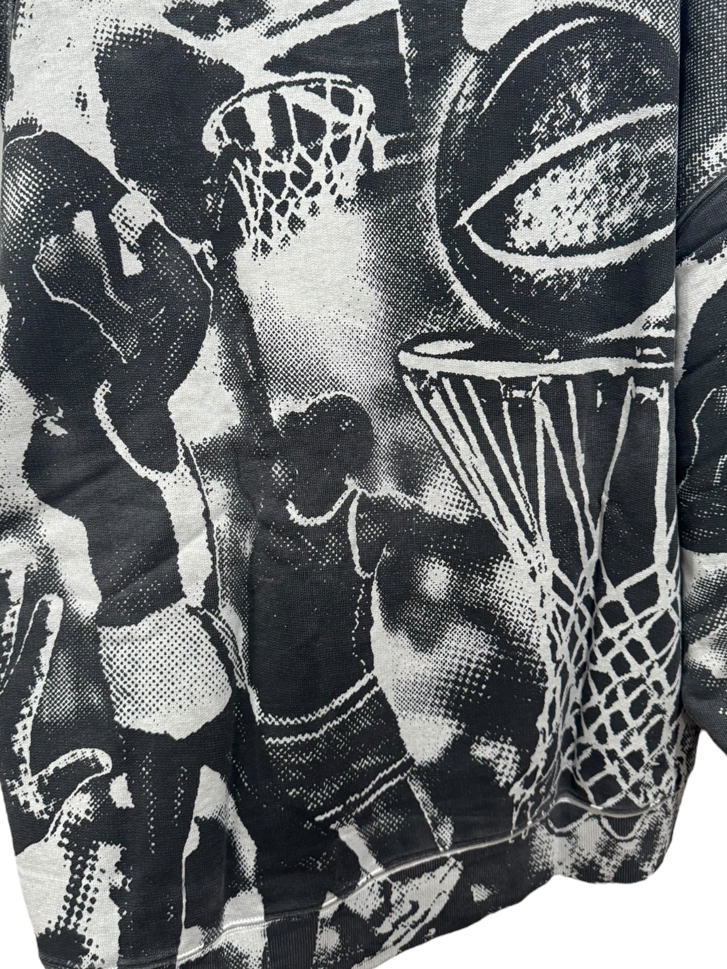 Cactus Plant Flea Market x Nike Hoops Crewneck Light Bone